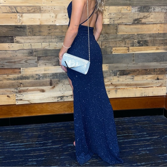 Windsor Navy Ball Gown - Picture 3 of 4